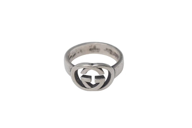 GUCCI グッチ リング インターロッキングG シルバーブリット 指輪 5g 14号 シルバー925 中古 4c073239