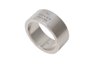 GUCCI グッチ リング ブランテッド BRANTED カットアウトG 指輪 8g 10号 シルバー925 中古 4c073240 