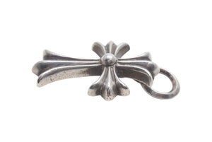 Chrome Hearts クロムハーツ ネックレストップ タイニークロス CHクロス 19g シルバー925 美品 中古 4c073255