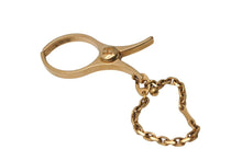Load image into Gallery viewer, HERMES エルメス フィルー グローブホルダー 手袋ホルダー チェーン アクセサリー GP ゴールド 美品 中古 4c073256