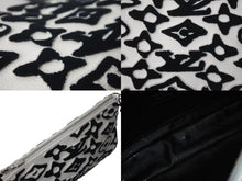Load image into Gallery viewer, 極美品 LOUIS VUITTON ルイヴィトン × ウルス フィッシャー ポシェット アクセソワール アクセサリーポーチ M45565 ブラック ホワイト 中古 4c073270