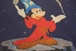 未使用 SAINT MICHAEL × Disney セントマイケル ディズニー FANTASIA ファンタジア半袖Ｔシャツ SM-HR3-0000-C65 サイズS ネイビー 中古 4c073271 