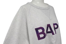 画像をギャラリービューアに読み込む, 極美品 A BATHING APE アベイシングエイプ ロゴ スウェット グレー ロゴスエット グレー サイズ L 001SWJ301007M 中古 4c073275 