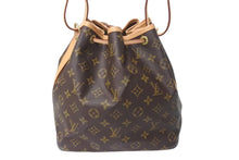 画像をギャラリービューアに読み込む, 極美品 LOUIS VUITTON ルイヴィトン ショルダーバッグ プチノエ モノグラム M42226 ブラウン ゴールド金具 中古 4c073283