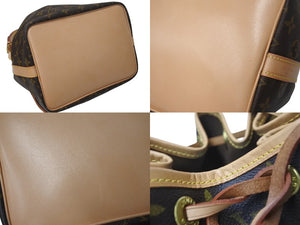 極美品 LOUIS VUITTON ルイヴィトン ショルダーバッグ プチノエ モノグラム M42226 ブラウン ゴールド金具 中古 4c073283
