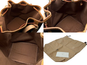 極美品 LOUIS VUITTON ルイヴィトン ショルダーバッグ プチノエ モノグラム M42226 ブラウン ゴールド金具 中古 4c073283