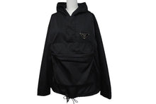 画像をギャラリービューアに読み込む, 未使用 PRADA プラダ ナイロンジャケット トライアングルロゴ SGB407S201I18 ナイロン ブラック サイズS 中古 4c073284 