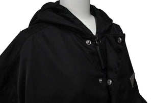 未使用 PRADA プラダ ナイロンジャケット トライアングルロゴ SGB407S201I18 ナイロン ブラック サイズS 中古 4c073284 