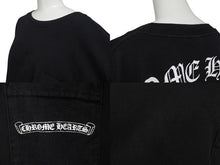 Load image into Gallery viewer, CHROME HEARTS クロムハーツ 長袖Ｔシャツ サイズXXL アーチロゴ CHプラス プリント ブラック ホワイト コットン 美品 中古 4c073289