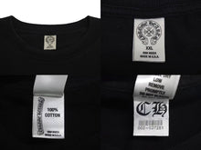 Load image into Gallery viewer, CHROME HEARTS クロムハーツ 長袖Ｔシャツ サイズXXL アーチロゴ CHプラス プリント ブラック ホワイト コットン 美品 中古 4c073289