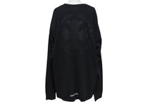 Load image into Gallery viewer, CHROME HEARTS クロムハーツ クロスプリント ロングスリーブＴシャツ ロゴ コットン ブラック XXL 美品 中古 4c073291