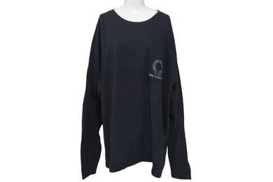 CHROME HEARTS クロムハーツ ホースシュー Tバー ロングスリーブＴシャツ ロゴ コットン ブラック XXL 美品 中古 4c073292