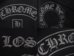 CHROME HEARTS クロムハーツ ホースシュー Tバー ロングスリーブＴシャツ ロゴ コットン ブラック XXL 美品 中古 4c073292