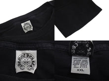Load image into Gallery viewer, CHROME HEARTS クロムハーツ ホースシュー Tバー ロングスリーブＴシャツ ロゴ コットン ブラック XXL 美品 中古 4c073292
