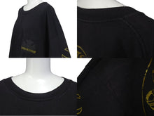Load image into Gallery viewer, CHROME HEARTS クロムハーツ クロスプリント ロングスリーブＴシャツ ロゴ コットン ブラック ゴールド XXL 美品 中古 4c073293