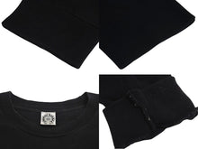 Load image into Gallery viewer, CHROME HEARTS クロムハーツ クロスプリント ロングスリーブＴシャツ ロゴ コットン ブラック ゴールド XXL 美品 中古 4c073293