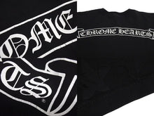 Load image into Gallery viewer, CHROME HEARTS クロムハーツ スター クロスプリント ロングスリーブＴシャツ ロゴ コットン ブラック XXL 美品 中古 4c073294