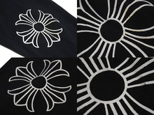 Load image into Gallery viewer, CHROME HEARTS クロムハーツ スター クロスプリント ロングスリーブＴシャツ ロゴ コットン ブラック XXL 美品 中古 4c073294
