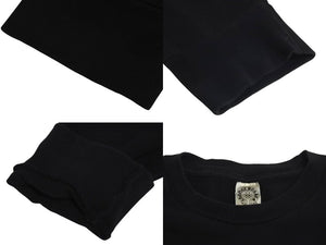CHROME HEARTS クロムハーツ スター クロスプリント ロングスリーブＴシャツ ロゴ コットン ブラック XXL 美品 中古 4c073294
