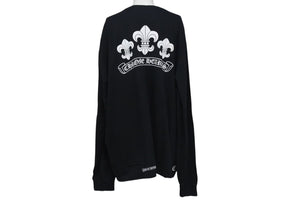 CHROME HEARTS クロムハーツ BSフレア プリント ロンT 長袖Tシャツ 95024 コットン ブラック ホワイト サイズXXL 美品 中古 4c073295