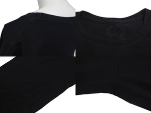 CHROME HEARTS クロムハーツ BSフレア プリント ロンT 長袖Tシャツ 95024 コットン ブラック ホワイト サイズXXL 美品 中古 4c073295