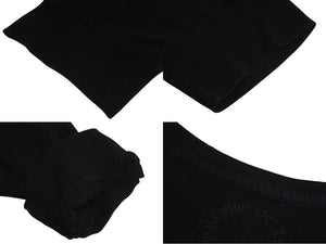 CHROME HEARTS クロムハーツ BSフレア プリント ロンT 長袖Tシャツ 95024 コットン ブラック ホワイト サイズXXL 美品 中古 4c073295