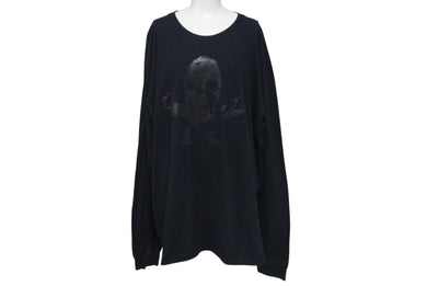 CHROME HEARTS クロムハーツ FOTI フォティスカル 長袖Ｔシャツ サイズXXL ハリスティーター プリント ブラック 美品 中古 4c073297