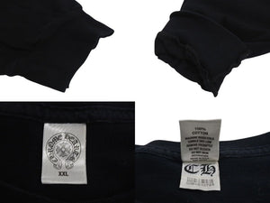 CHROME HEARTS クロムハーツ FOTI フォティスカル 長袖Ｔシャツ サイズXXL ハリスティーター プリント ブラック 美品 中古 4c073297