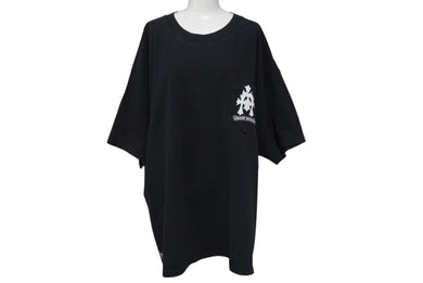 CHROME HEARTS クロムハーツ セメタリークロスラインTシャツ セメタリークロスラインTシャツ サイズXXL ブラック 美品 中古4c073300 