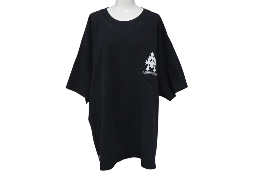 Chrome Hearts クロムハーツ Cemetery cross Line T shirt セメタリークロスライン T シャツ サイズ XXL ブラック 美品 中古4c073300