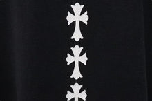 画像をギャラリービューアに読み込む, Chrome Hearts クロムハーツ Cemetery cross Line T shirt セメタリークロスライン T シャツ サイズ XXL ブラック 美品 中古4c073300