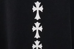 Chrome Hearts クロムハーツ Cemetery cross Line T shirt セメタリークロスライン T シャツ サイズ XXL ブラック 美品 中古4c073300