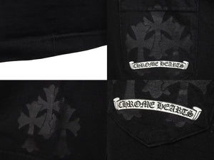 CHROME HEARTS クロムハーツ Cemetery cross T shirt セメタリークロス T シャツ サイズ XXL ブラック 美品 中古 4c073301