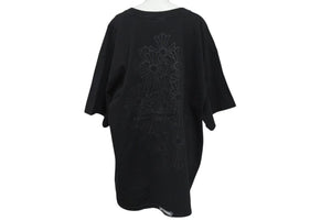 CHROME HEARTS クロムハーツ 半袖Ｔシャツ サイズXXL バックセメタリークロス ダガー プリント ブラック コットン 良品 中古 4c073303