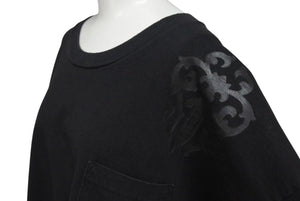 CHROME HEARTS クロムハーツ 半袖Ｔシャツ サイズXXL バックセメタリークロス ダガー プリント ブラック コットン 良品 中古 4c073303