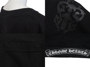 CHROME HEARTS クロムハーツ 半袖Ｔシャツ サイズXXL バックセメタリークロス ダガー プリント ブラック コットン 良品 中古 4c073303