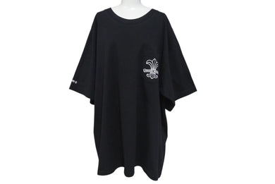 CHROME HEARTS クロムハーツ BSフレア プリント Ｔシャツ ロゴ コットン ブラック XXL 美品 中古 4c073305