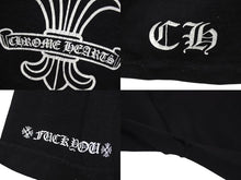 Load image into Gallery viewer, CHROME HEARTS クロムハーツ BSフレア プリント Ｔシャツ ロゴ コットン ブラック XXL 美品 中古 4c073305