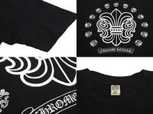 Load image into Gallery viewer, CHROME HEARTS クロムハーツ BSフレア プリント Ｔシャツ ロゴ コットン ブラック XXL 美品 中古 4c073305