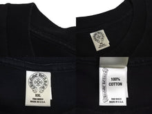 Load image into Gallery viewer, CHROME HEARTS クロムハーツ BSフレア プリント Ｔシャツ ロゴ コットン ブラック XXL 美品 中古 4c073305