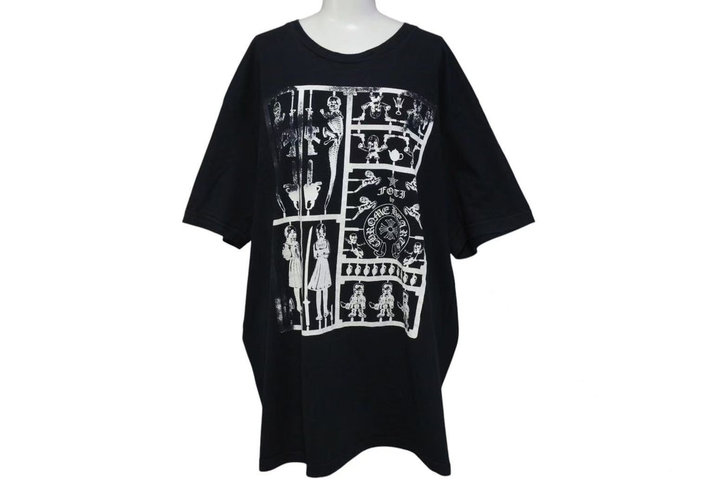Chrome Hearts x Joe Foti クロムハーツ x ジョーフォティ Skull Graphic T Shirt スカル グラフィック T シャツ 美品 中古 4c073306