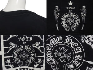 Chrome Hearts x Joe Foti クロムハーツ x ジョーフォティ Skull Graphic T Shirt スカル グラフィック T シャツ 美品 中古 4c073306