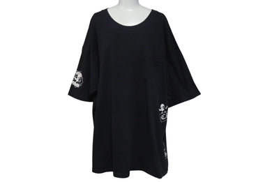 CHROME HEARTS クロムハーツ フォッティ TバーＴシャツ ロゴ コットン ブラック XXL 美品 中古 4c073309
