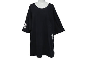 CHROME HEARTS クロムハーツ フォッティ TバーＴシャツ ロゴ コットン ブラック XXL 美品 中古 4c073309