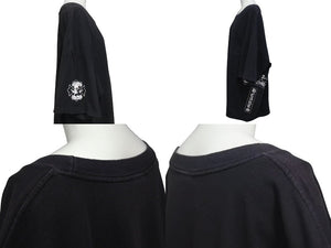 CHROME HEARTS クロムハーツ フォッティ TバーＴシャツ ロゴ コットン ブラック XXL 美品 中古 4c073309