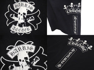 CHROME HEARTS クロムハーツ フォッティ TバーＴシャツ ロゴ コットン ブラック XXL 美品 中古 4c073309