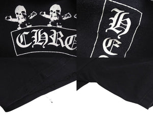 CHROME HEARTS クロムハーツ フォッティ TバーＴシャツ ロゴ コットン ブラック XXL 美品 中古 4c073309