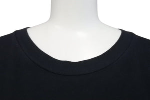 CHROME HEARTS クロムハーツ フォッティ プリントＴシャツ ロゴ コットン ブラック XXL 美品 中古 4c073311