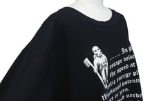 画像をギャラリービューアに読み込む, CHROME HEARTS クロムハーツ フォッティ プリントＴシャツ ロゴ コットン ブラック XXL 美品 中古 4c073311