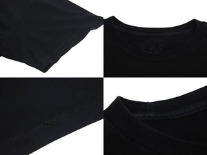 CHROME HEARTS クロムハーツ フォッティ プリントＴシャツ ロゴ コットン ブラック XXL 美品 中古 4c073311